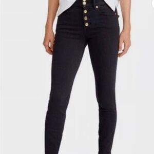 Good American Corset Good Waist Jeans BLK